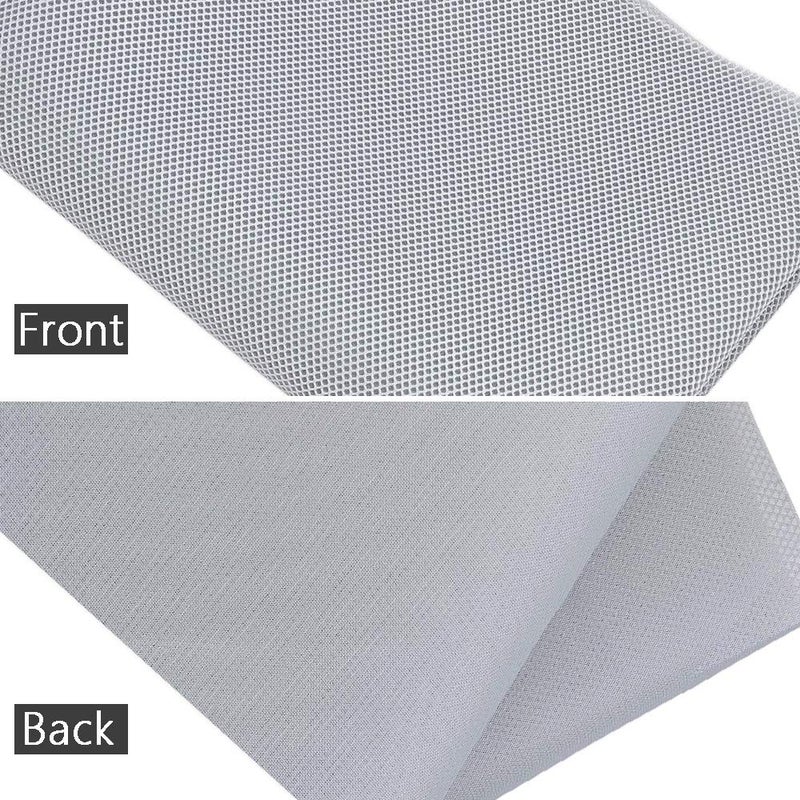 Wayber Speaker Grill Cloth Stereo Mesh Fabric for Speaker Repair, Gray - 55 x 40 in / 140 x 100 cm - Image 3